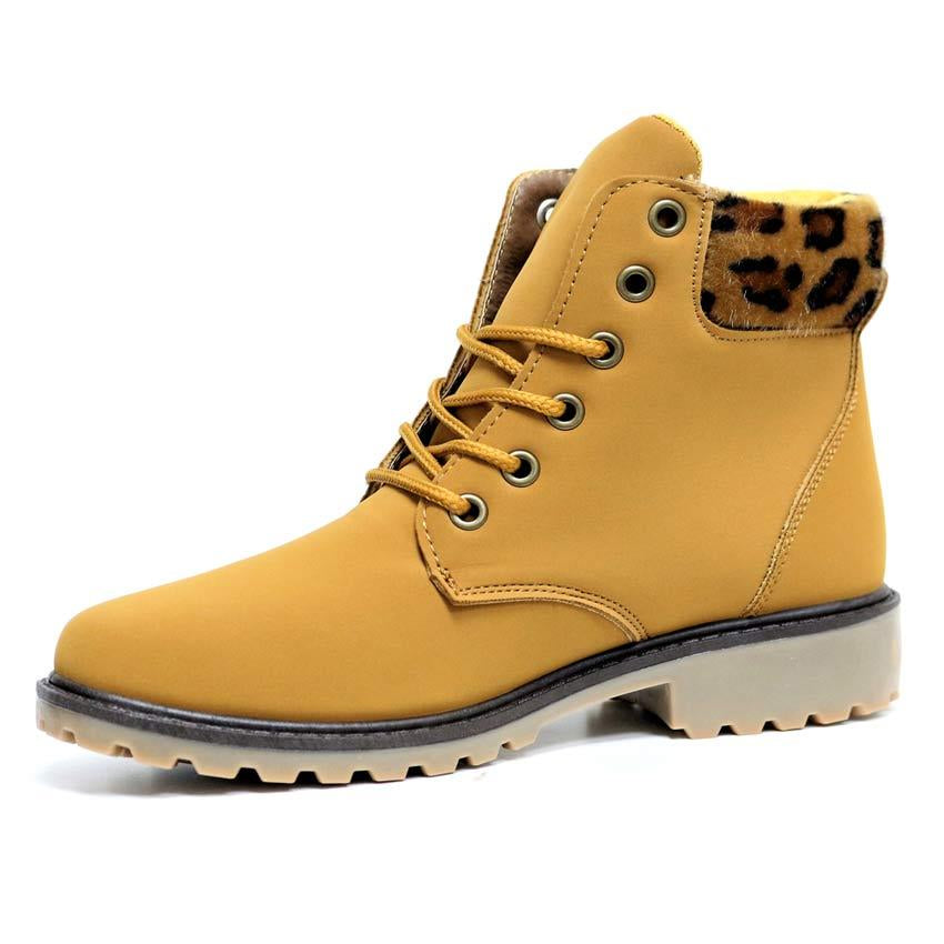 LADIES FASHION HIKING BOOTS WOMENS ANKLE DESERT TRAIL COMBAT WALKING LACE SHOES