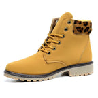 LADIES FASHION HIKING BOOTS WOMENS ANKLE DESERT TRAIL COMBAT WALKING LACE SHOES